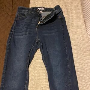 Skinny fit dark wash Blue Jeans